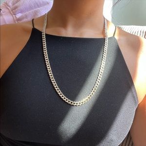 14k White Gold Chain